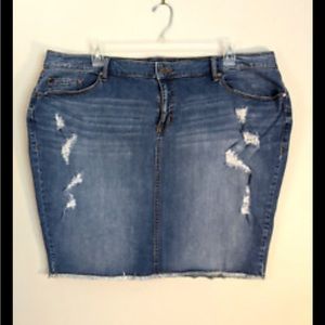 Torrid Jean Skirt